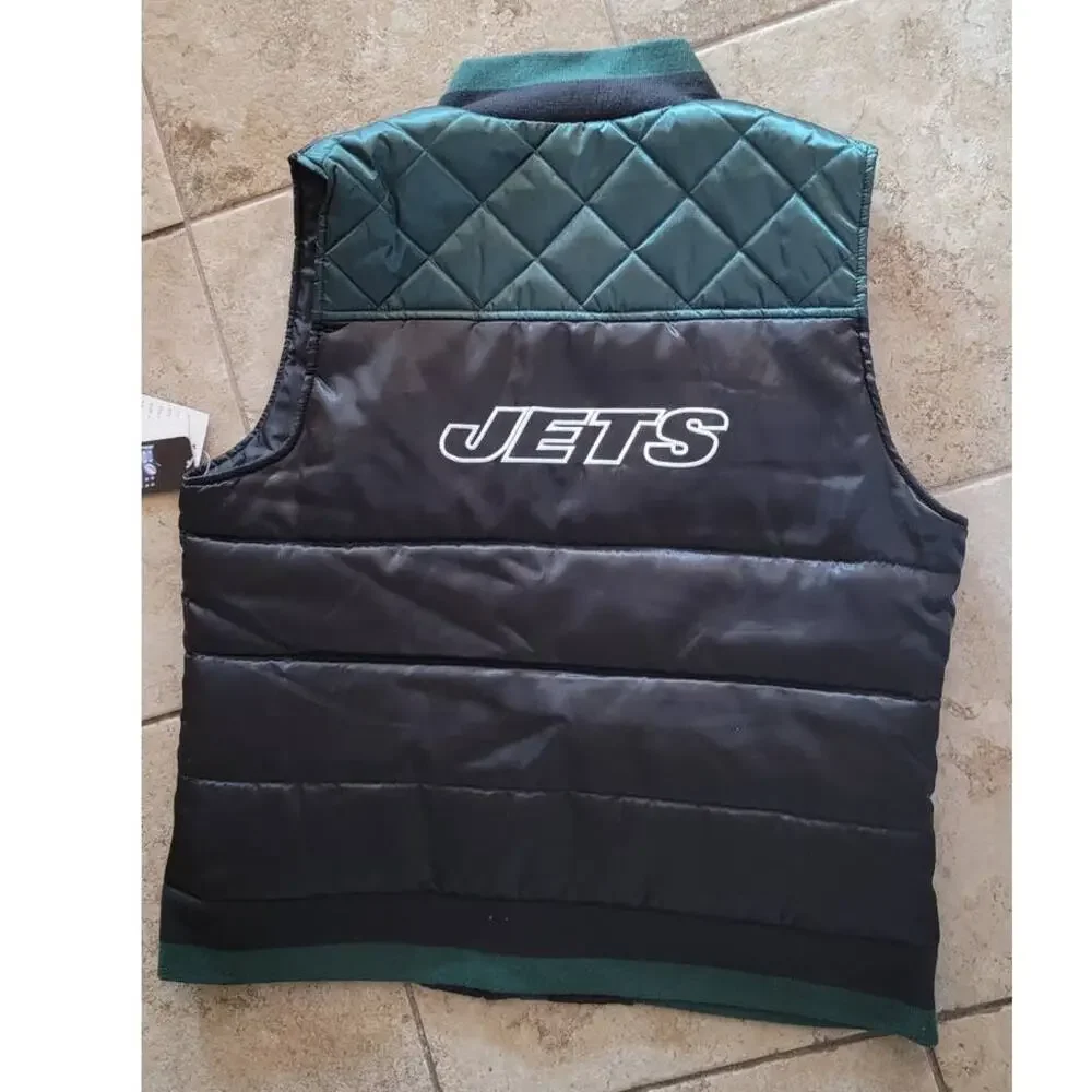 NWT Kids JETS Quilted vest size XL